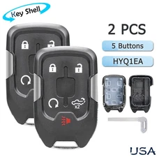 2 Smart Remote Key Fob SHELL For Chevrolet Silverado 2019-2020 13529632 HYQ1EA