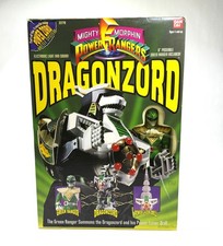 Dragonzord Vintage Mighty Morphin Power Rangers Zord Complete w/ Box 1993 90s