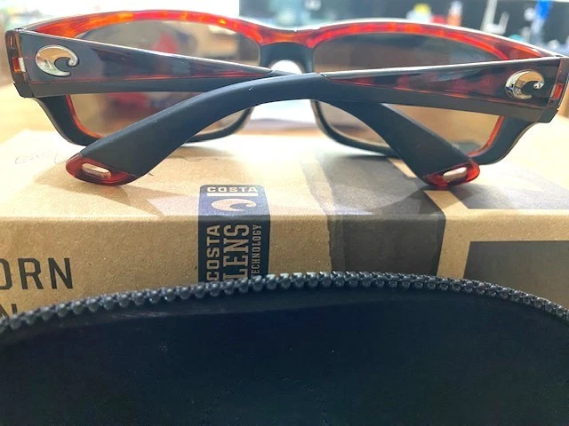 COSTA JOSE BLUE MIRROR LENS/TORTOISE FRAMED SUNGLASSES 06S9023- NIB - Image 4 of 4