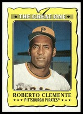 Roberto Clemente 2021 Topps Heritage #GO-4 The Great One Pittsburgh Pirates