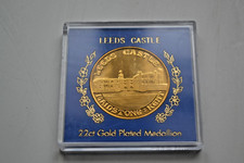 Leeds Castle 22ct Gold Plated Souvenir Medallion - #PH12