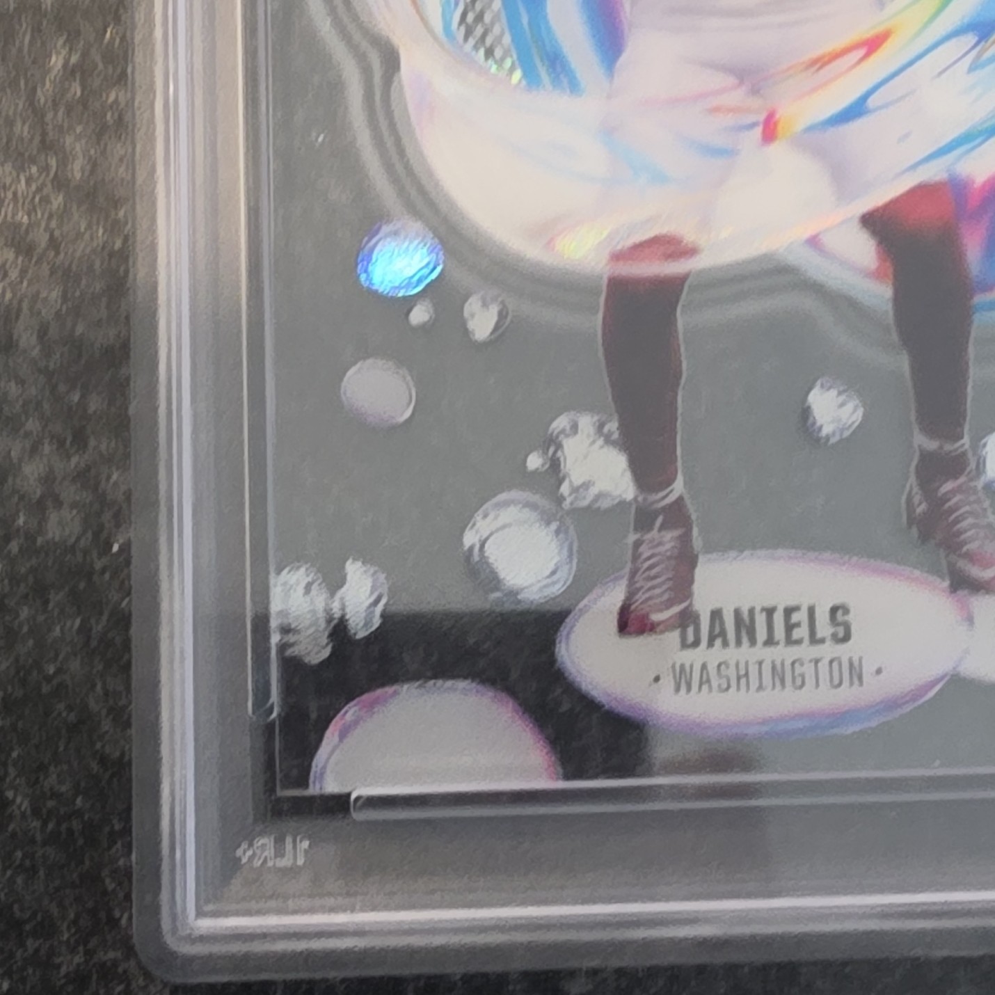 Topps 2024 Signature Class Fluidity Jayden Daniels RC Auto PSA #F-2 view 2