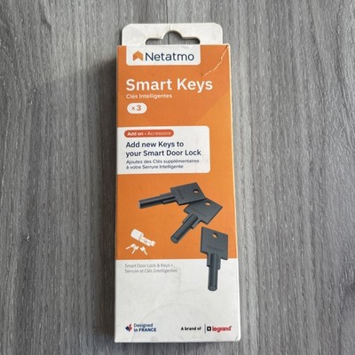 Netatmo 5x Smart Key Schlüssel für Smartes Türschloss 3 Stück + 2 Stück extra 
