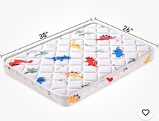 Pack and Play Mattress Topper 38" x 26" x 1.5" - Breathable Soft Playpen Matt...