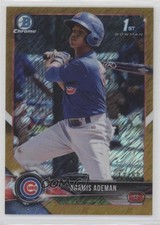 2018 Bowman Chrome Prospects Gold Shimmer Refractor 12/50 Aramis Ademan 00jz