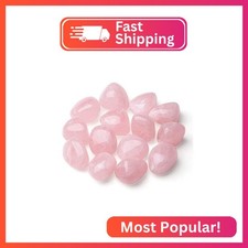MAIBAOTA Rose Quartz Crystals Natural Healing Crystals Bulk Polished Tumbled Cry