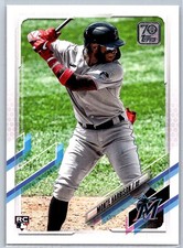 Monte Harrison 2021 Topps Series One RC Rookie #126 Miami Marlins