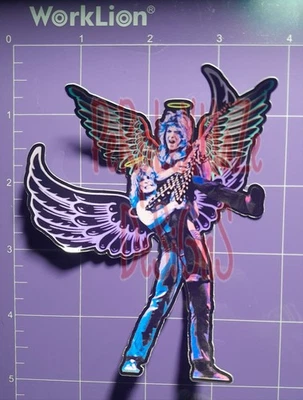 Ozzy Osbourne + Randy Rhoads Together Again Die cut Vinyl Sticker 1PC