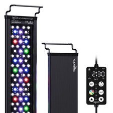 Plant Growth Aquarium Light, 24/7 Custom Timer, Power-Off Memory, 48-54in Ful...