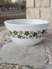 Vintage Pyrex Spring Blossom Crazy Daisy 402 Nesting Mixing Bowl 1 1/2 qt NICE