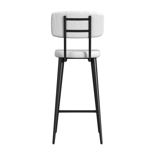 Butler Specialty Company Saddle Leather Rectangular 26" Counter Stool - White - Picture 4 of 7