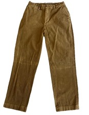 Vintage Polo Ralph Lauren Pants Mens 34x32 Beige Corduroy Casual Khaki Trouser