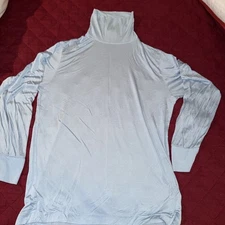 L.L. Bean Silk Turtleneck Base Layer Size Large Semi Sheer