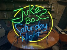 Vintage Jukebox Saturday Night Neon Light Sign