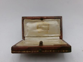 Vintage Cartier Red Leather Jewellery Box Display Case
