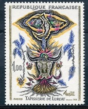 1966 TIMBRE FRANCE NEUF LUXE ** N° 1493 ** TABLEAU ART TAPISSERIE DE LURCAT