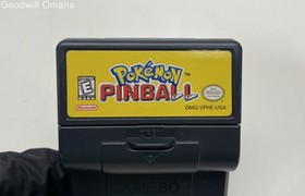 Nintendo Game Boy Color GBC - Pok&eacute;mon Pinball w/ Battery Cover - Boot Tested