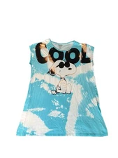 snoopy shirt women 2xl custom m511825 art dye