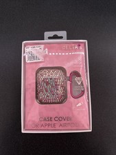 Apple AirPod Case Pink Rhinestone Bling