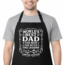 Funny Aprons for Men, Fathers Day Apron Gift for Dad, Birthday Gift for Dad H...