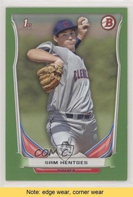2014 Bowman Draft Green 72/75 Sam Hentges #DP117 READ 9gy