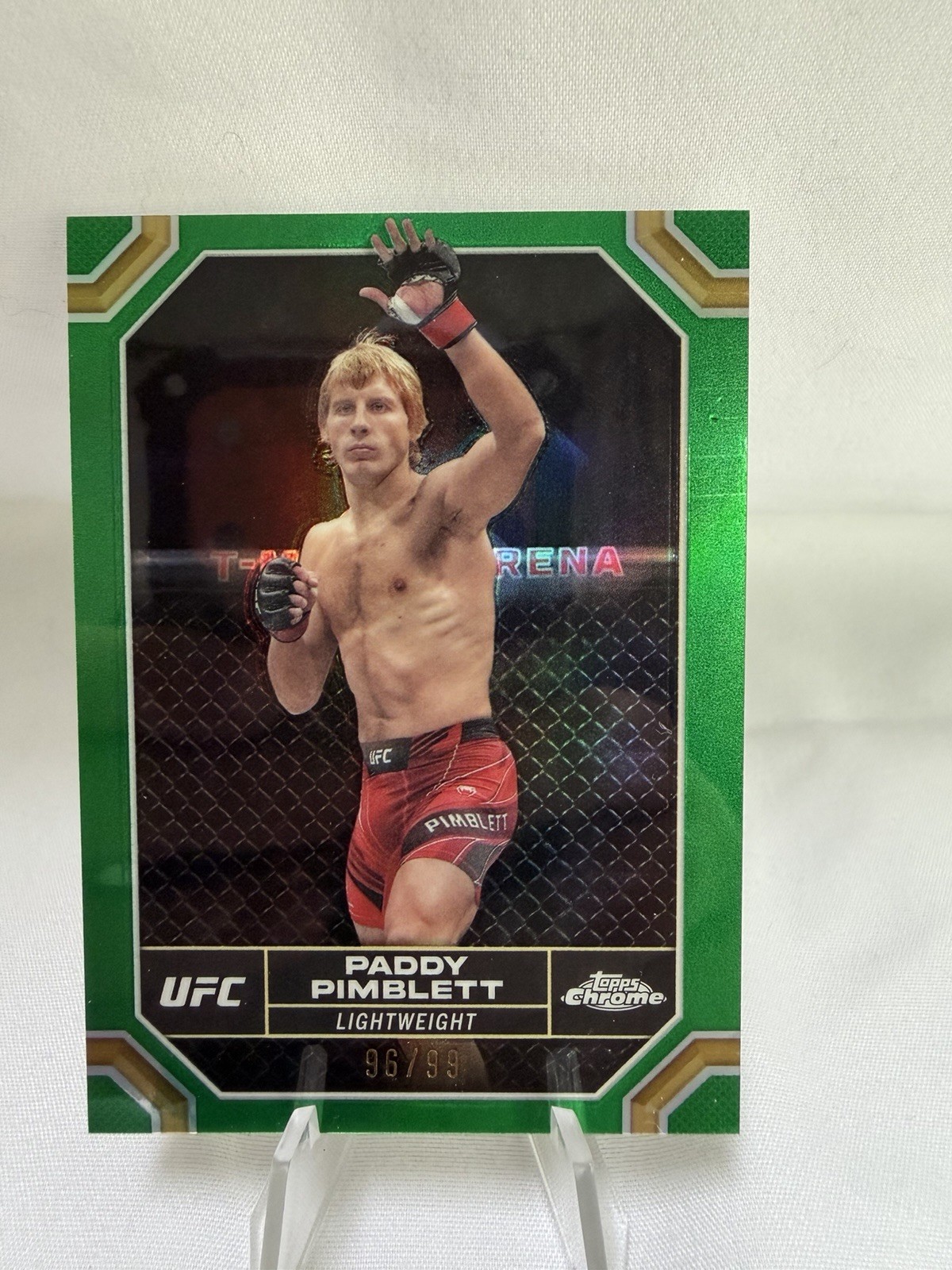 2024 Topps Chrome UFC - Paddy Pimblett #151 Green Refractor /99