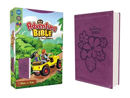 NIrV, Adventure Bible for Early Readers, Leathersoft, Purple,... - - Image 3