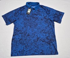 Under Armour Mens ISO Chill Printed Heat Gear Polo Shirt 1383159-432 SZ Large