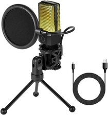 USB Microphone for PC, Gaming, Streaming, Podcasting, Recording, Dynamic...