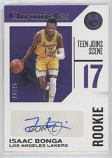 2018-19 Panini Chronicles Rookie Signatures 72/75 Isaac Bonga #RC-IBG Auto 07rl