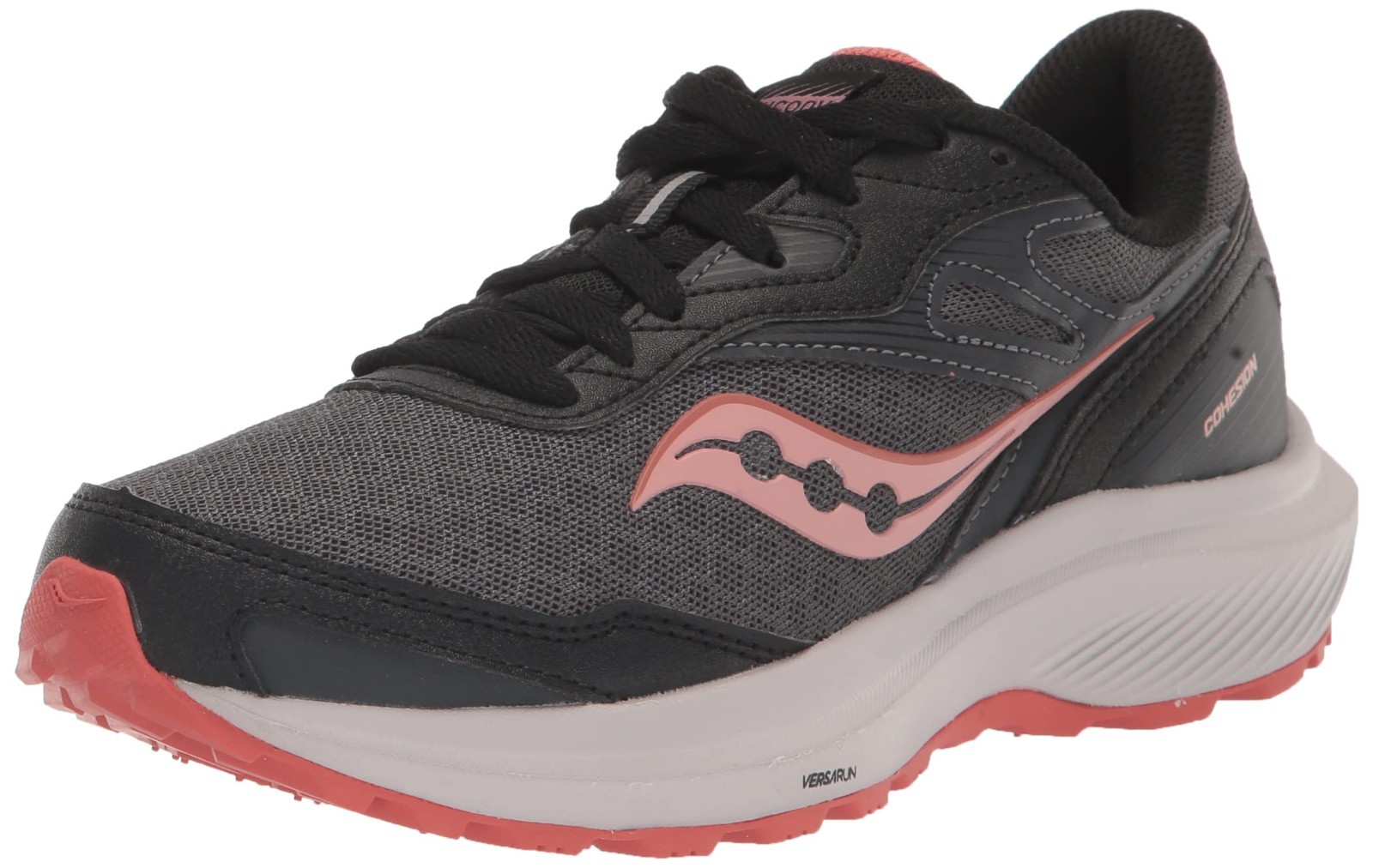 Saucony Women's Cohesion TR16 Hiking Shoe, Shadow/Ember, 8.5 Wide
