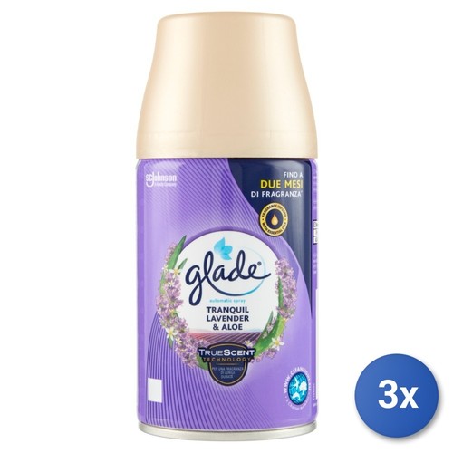 Recharges Désodorisant électrique - 6 Flacons 19ml - Parfums Lin, Lavande, Vanille - Pour Air Wick/Glade
