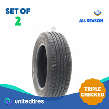 Set Of 2 Used 20560r16 Michelin Defender Th 92h - 7.532 Set Of 2 Used 20560r16 Michelin Defender Th 92h - 7.532