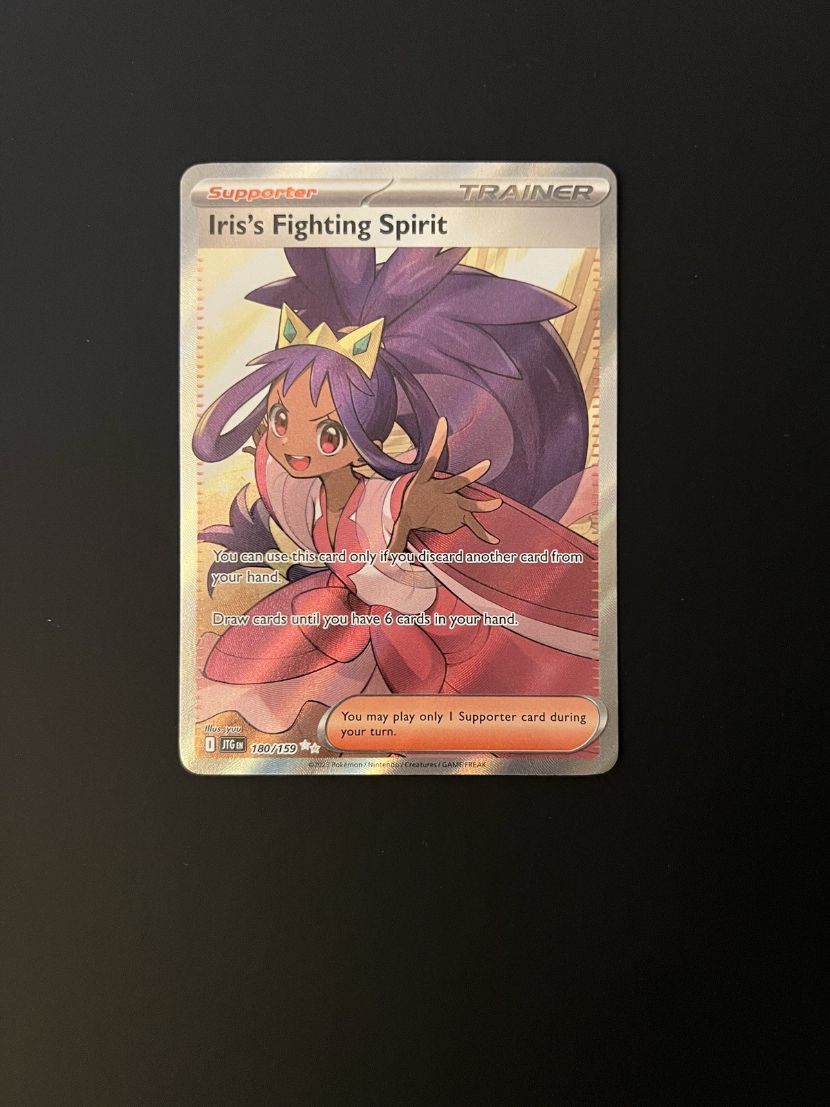 Iris's Fighting Spirit Ultra Rare SV09: Journey Together 180/159 NM
