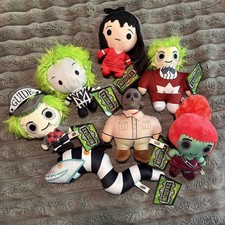 Beetlejuice Plush Lot 7 Movie Dolls Plush Toy Factory Green Hair NWT Sandworm 