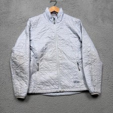 Stio Women's Azura Quilted Jacket Size Medium Gray Full Zip Outdoor Hiking