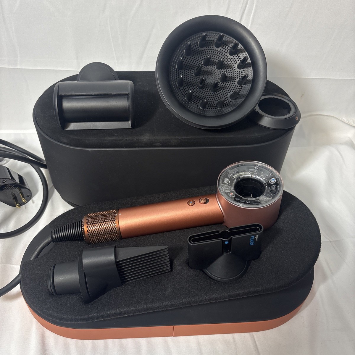 Dyson Supersonic Nural Hair Dryer Amber Silk - Works! Light Use
