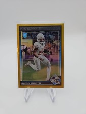 2024 Panini Score Football - JONATHON BROOKS #365 Gold Zone /50 (RC,SP) PANTHERS