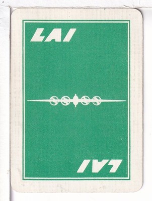 Single Airline Playing Card ''LAI, Italy, LAI 200 A'' Chan/Mertens #, Stand