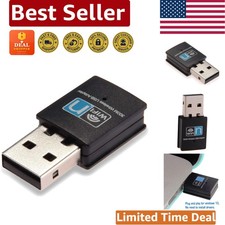 Enhanced Performance 300Mbps USB WiFi Adapter - Wide Compatibility for PC  Mac