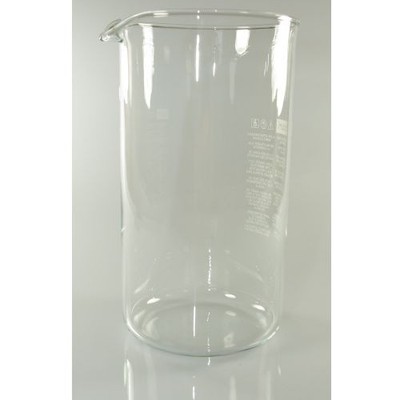 Bodum 1508-10 Ersatzglas für Kaffeebereiter 1,0 Liter / Glas 1508 10 8 Tassen