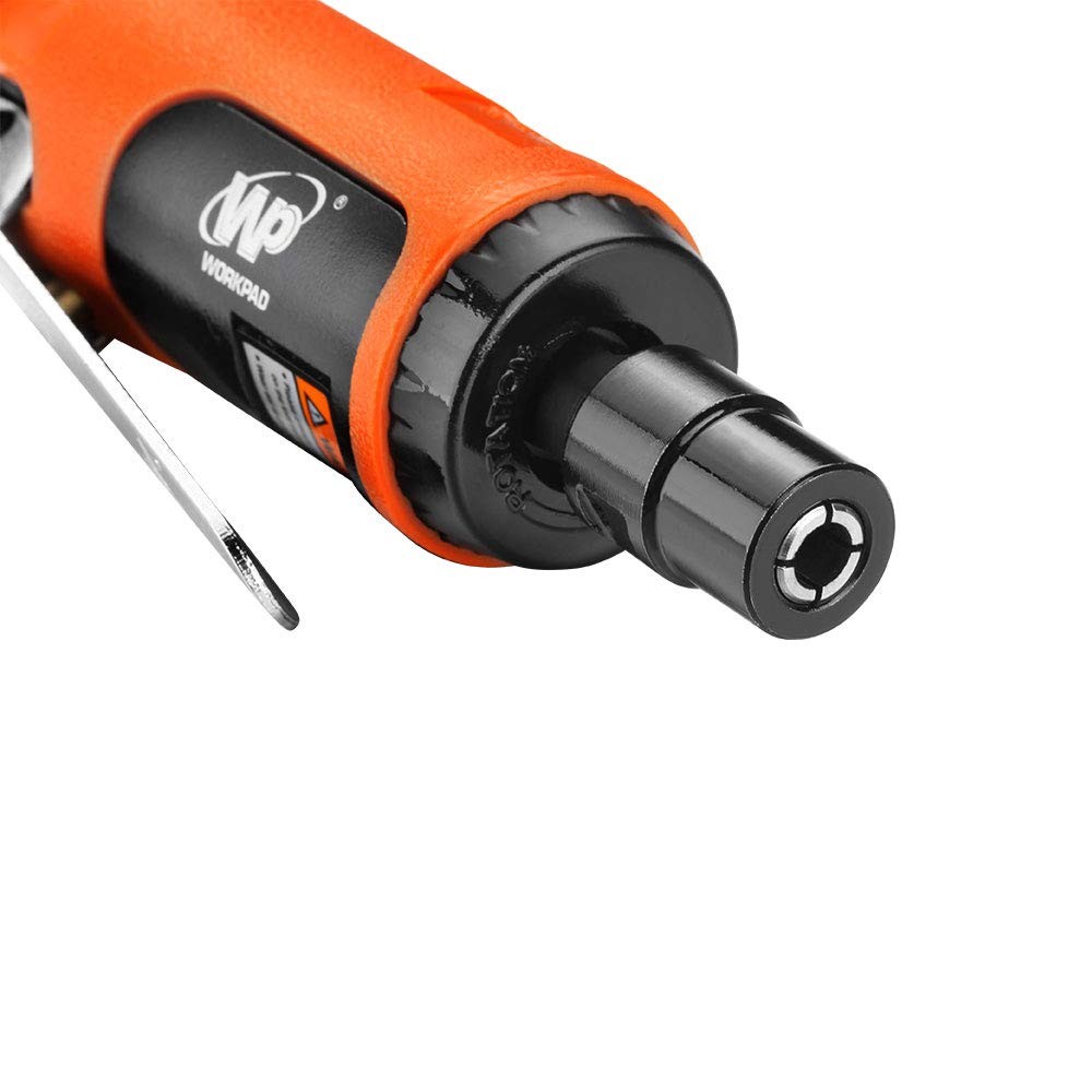 WORKPAD Mini Air Die Grinder 25000 RPM Pneumatic Tools 1/4" 1/8" Collets