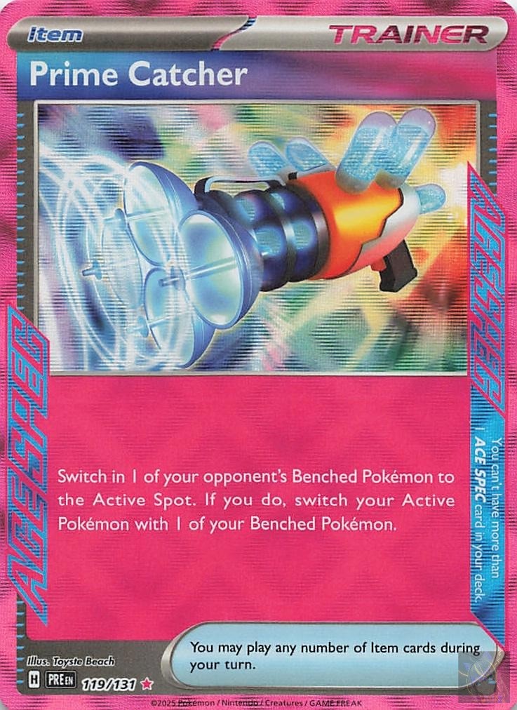 Prime Catcher 157/162 Prize Pack Series Cards Pokemon Lightly Played