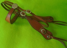 STEVE EDWARDS Queen Valley MULE Headstall Bridle~Full Size~WIDE Cheek~NICE Cond