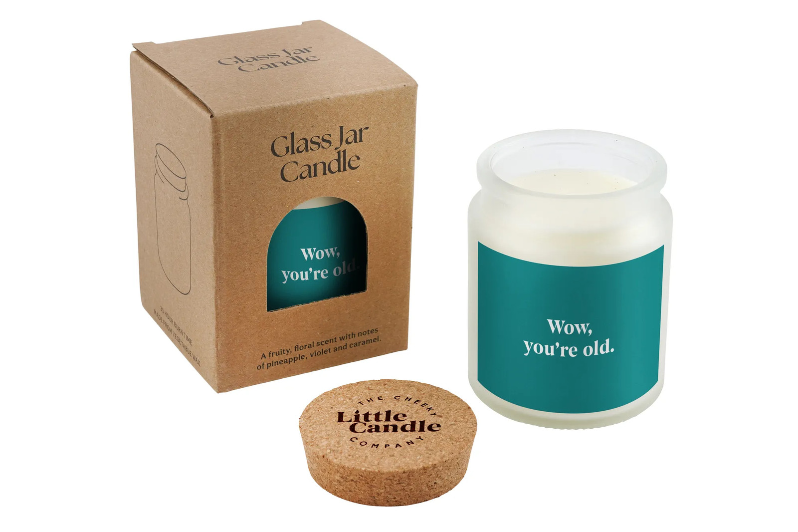 Wow You're Old Scented Candle Birthday Gift Humour Just Because Gift Box