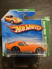 2010 Hot Wheels #57 Treasure Hunt #5 SHELBY COBRA DAYTONA COUPE Orange ShortCard