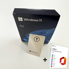 Windows 11 Pro 64bit UK + Office 2021 Full version License Activation Card Key