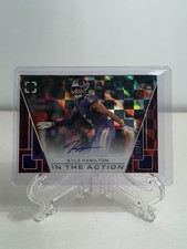 Kyle Hamilton #ITA-KYH 2025 Panini Photogenic In The Action Auto #/14 - Ravens