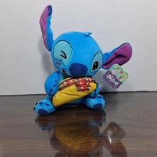 Disney Lilo  Stitch Stitch with Tacos Stuffed Toy 6-8" Small Plush