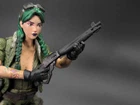 1/12 scale 3D printed Mare's leg  carbine rifle  for classified marvel legends
